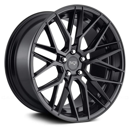 Niche Gamma Matte Black Wheel; 19x8.5; 35mm Offset